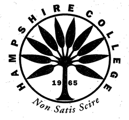 HAMPSHIRE COLLEGE NON SATIS SCIRE 1965 trademark