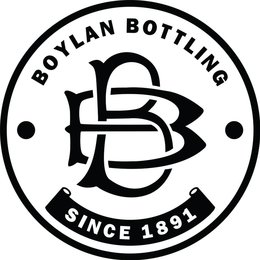 BB BOYLAN BOTTLING SINCE 1891 trademark