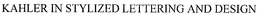 KAHLER trademark