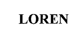 LOREN trademark