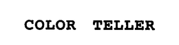 COLOR TELLER trademark