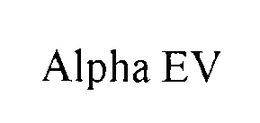 ALPHA EV trademark