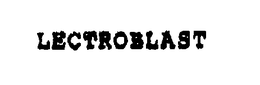 LECTROBLAST trademark
