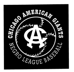 CA CHICAGO AMERICAN GIANTS NEGRO LEAGUE BASEBALL trademark