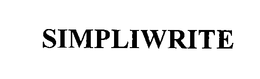 SIMPLIWRITE trademark