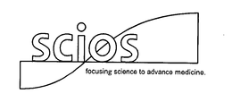 SCIOS FOCUSING SCIENCE TO ADVANCE MEDICINE. trademark