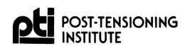 PTI POST-TENSIONING INSTITUTE trademark