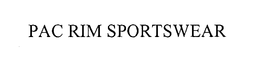 PAC RIM SPORTSWEAR trademark