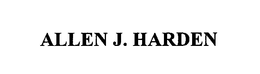 ALLEN J. HARDEN trademark