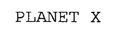 PLANET X trademark