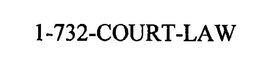 1-732-COURT-LAW trademark