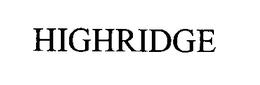 HIGHRIDGE trademark
