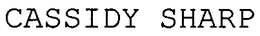 CASSIDY SHARP trademark