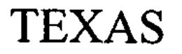TEXAS trademark