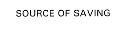 SOURCE OF SAVING trademark