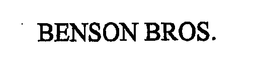 BENSON BROS. trademark