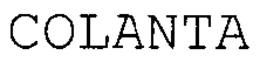 COLANTA trademark
