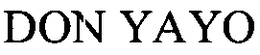 DON YAYO trademark