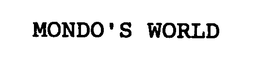 MONDO'S WORLD trademark