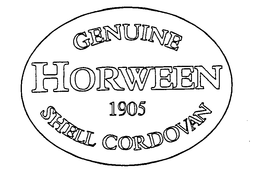 GENUINE HORWEEN SHELL CORDOVAN 1905 trademark