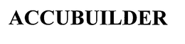 ACCUBUILDER trademark