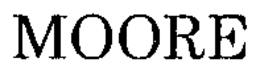 MOORE trademark