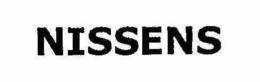 NISSENS trademark