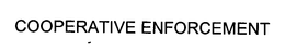 COOPERATIVE ENFORCEMENT trademark