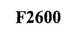 F2600 trademark