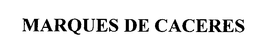 MARQUES DE CACERES trademark