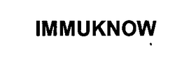 IMMUKNOW trademark