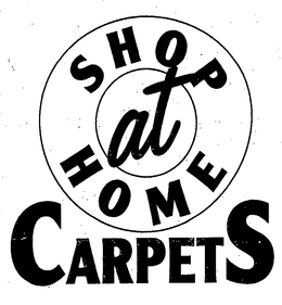 SHOP AT HOME CARPETS trademark