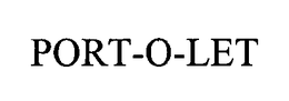 PORT-O-LET trademark