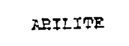 ABILITE trademark