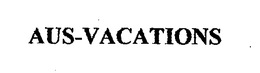 AUS-VACATIONS trademark