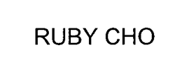 RUBY CHO trademark
