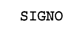 SIGNO trademark