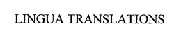 LINGUA TRANSLATIONS trademark