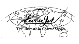 EXECUJET THE ULTIMATE IN CHARTER SERVICE trademark