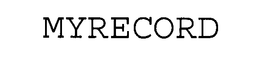 MYRECORD trademark