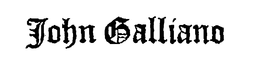 JOHN GALLIANO trademark