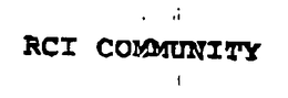 RCI COMMUNITY trademark