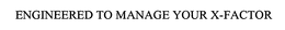 ENGINEERED TO MANAGE YOUR X-FACTOR trademark