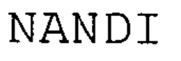 NANDI trademark