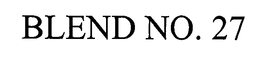 BLEND NO. 27 trademark