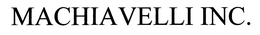MACHIA VELLI INC. trademark