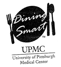 DINING SMART UPMC UNIVERSITY OF PITTSBURGH MEDICAL CENTER trademark