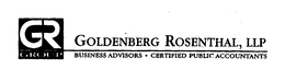 GR GROUP GOLDENBERG ROSENTHAL, LLP BUSINESS ADVISORS CERTIFIED PUBLIC ACCOUNTANTS trademark