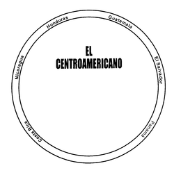 EL CENTROAMERICANO COSTA RICA NICARAGUA HONDURAS GUATEMALA EL SALVADOR PANAMÁ trademark