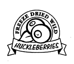 FREEZE DRIED WILD HUCKLEBERRIES trademark